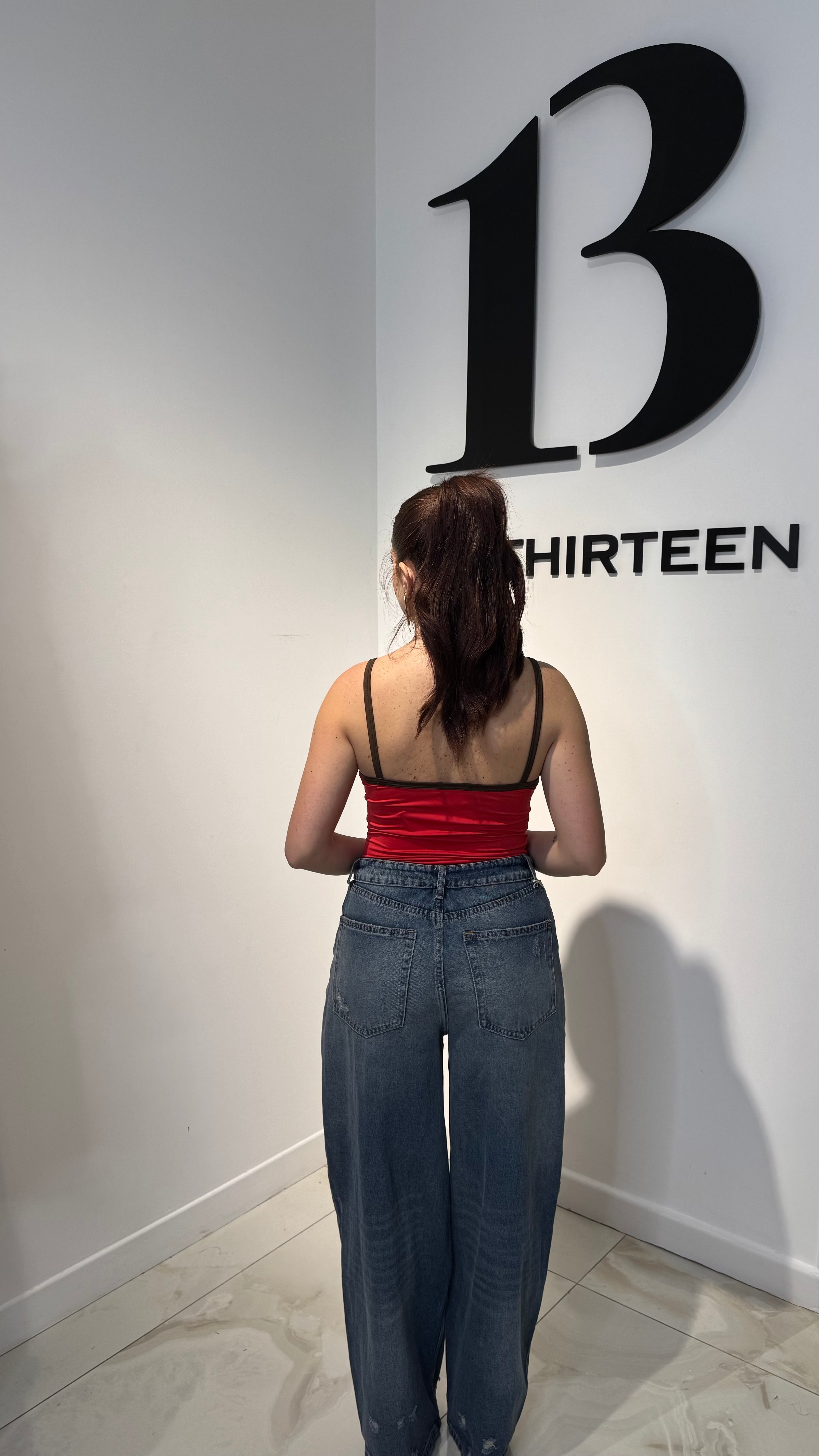 Denim Risvolto Strappo