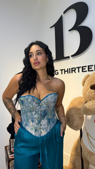 Bustier Flower Strutturato
