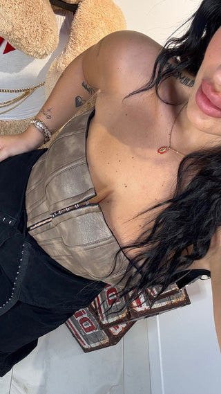 Bustier Ecopelle Sfume