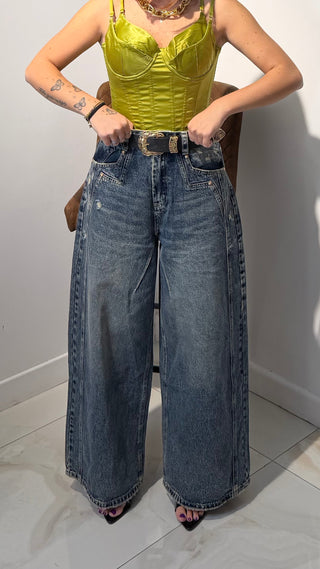 Denim ballon cinta