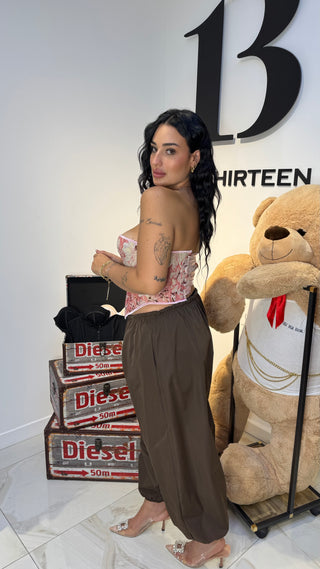 Bustier Flower Strutturato