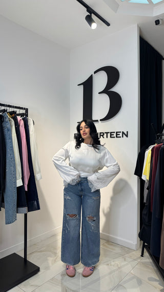 Denim Strappo