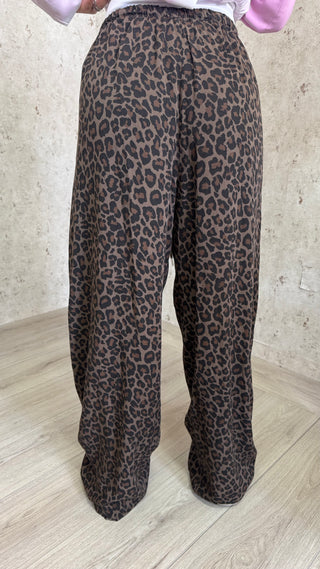 Pant Mood Saten Leopard