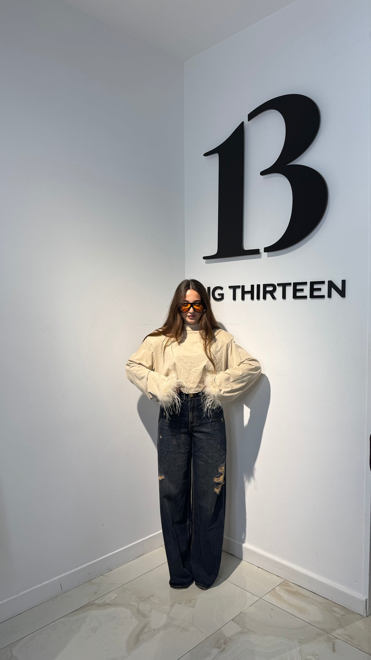 Denim sfumato strappo
