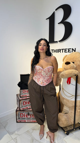 Bustier Flower Strutturato