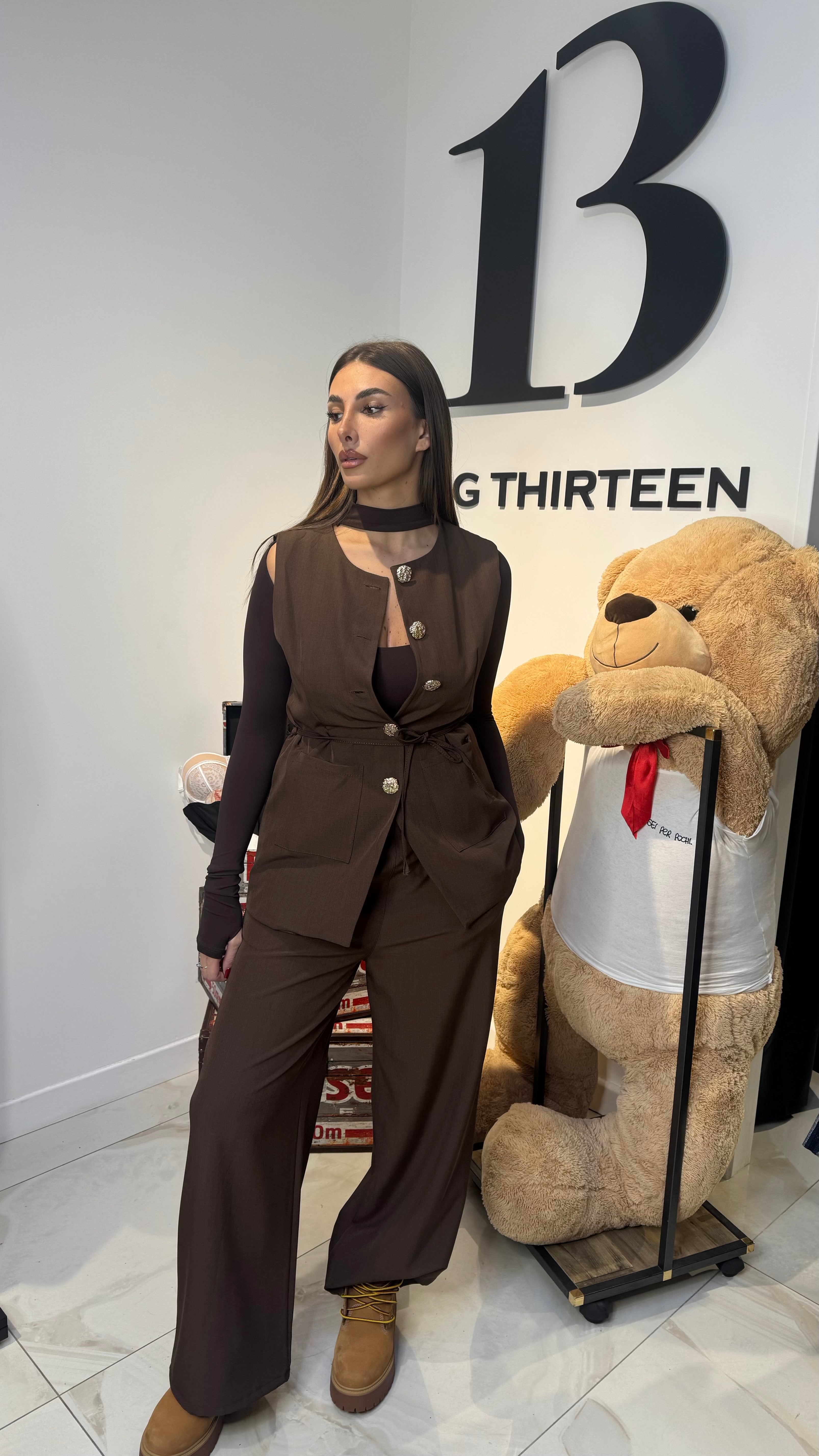 Tailleur smanicato Gioiello