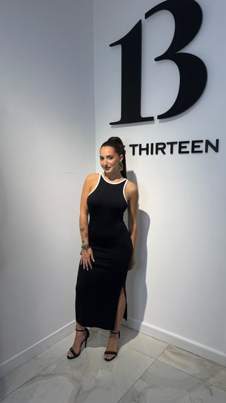 Dress Bicolor Longuette