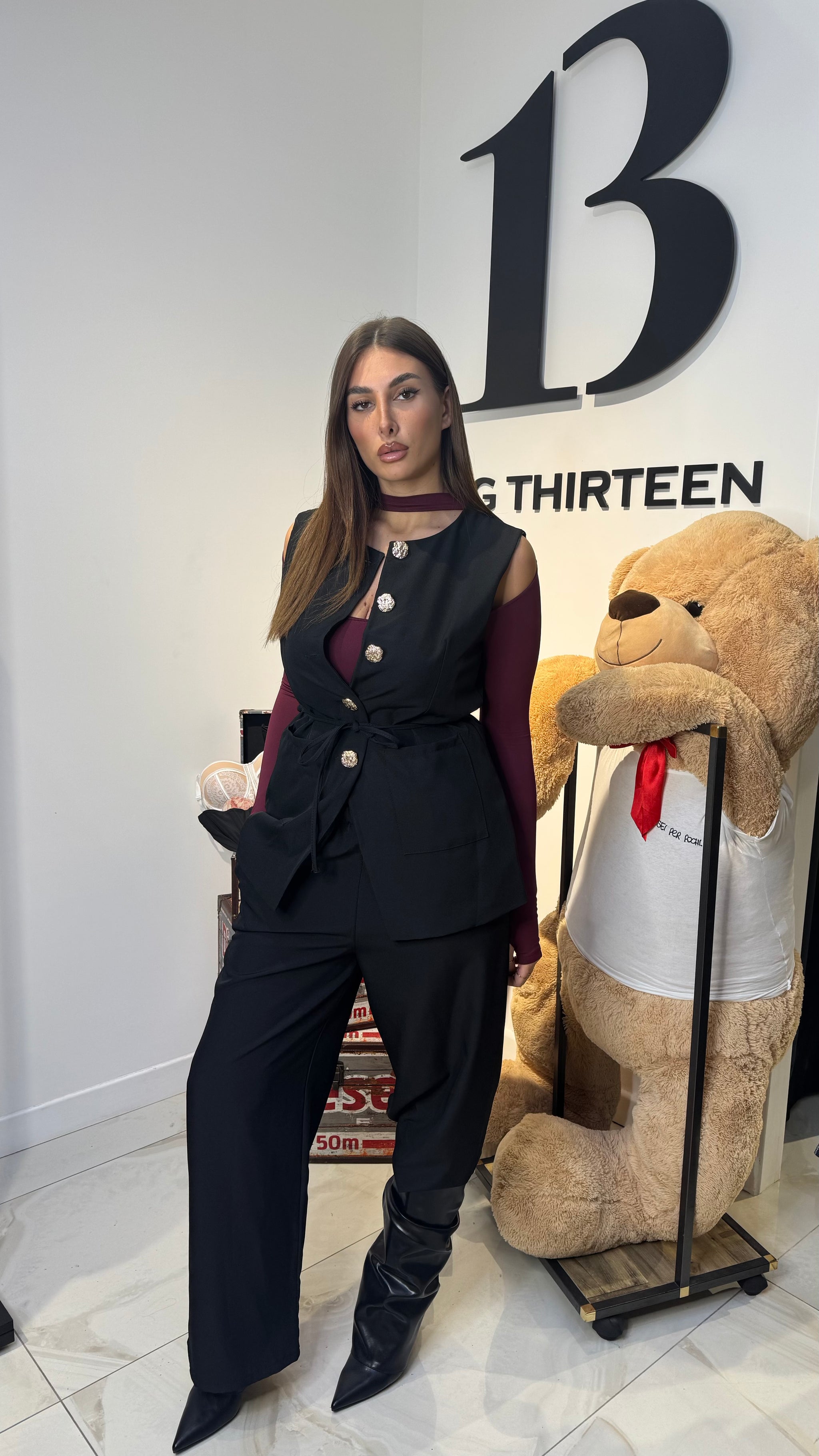 Tailleur smanicato Gioiello