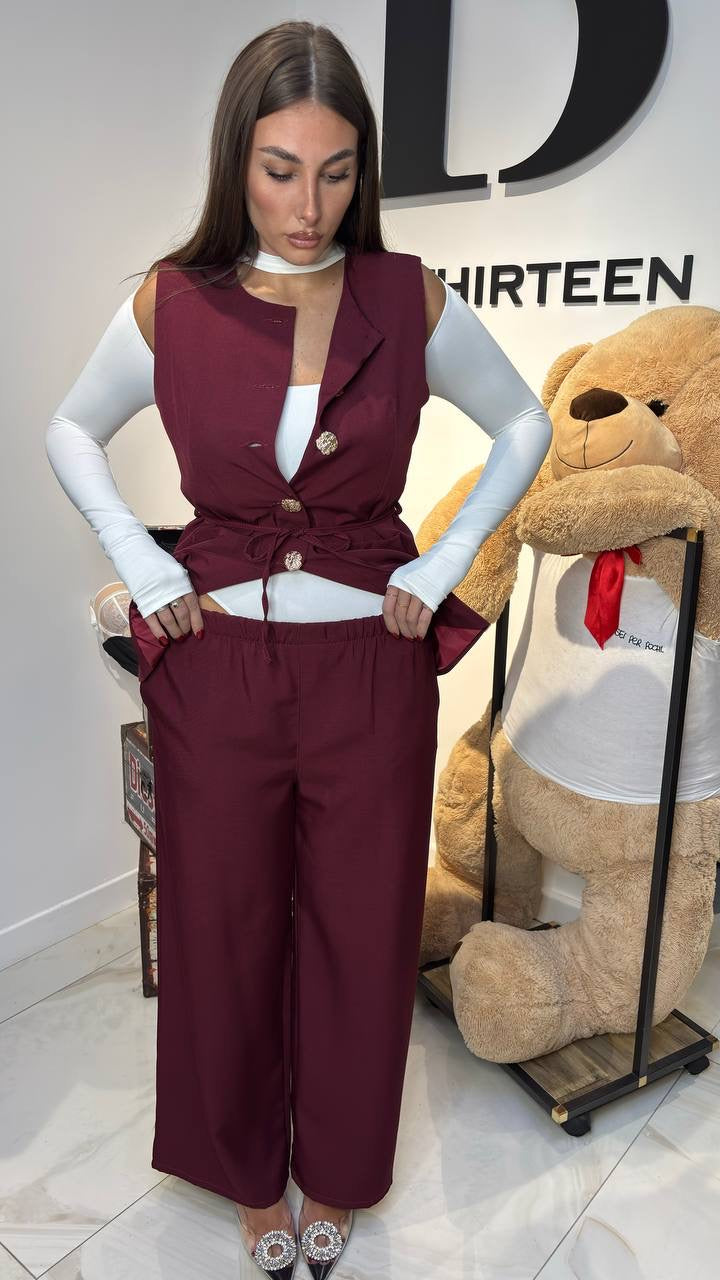 Tailleur smanicato Gioiello