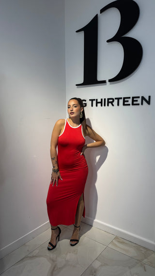 Dress Bicolor Longuette