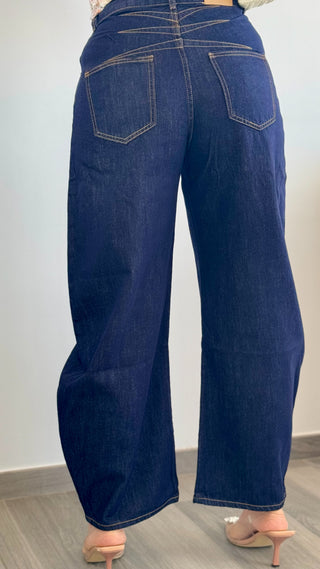 Denim Ballon Mochy Blue