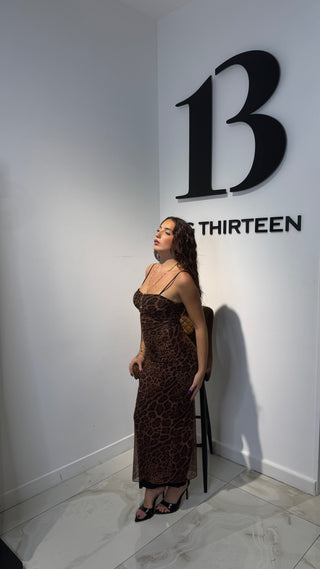 Dress leopardato