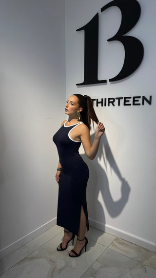 Dress Bicolor Longuette