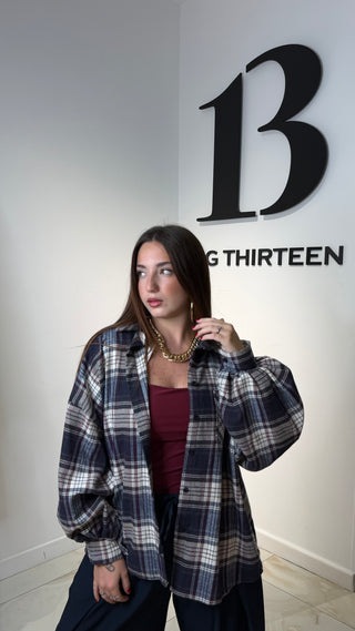 Camicia quadri over
