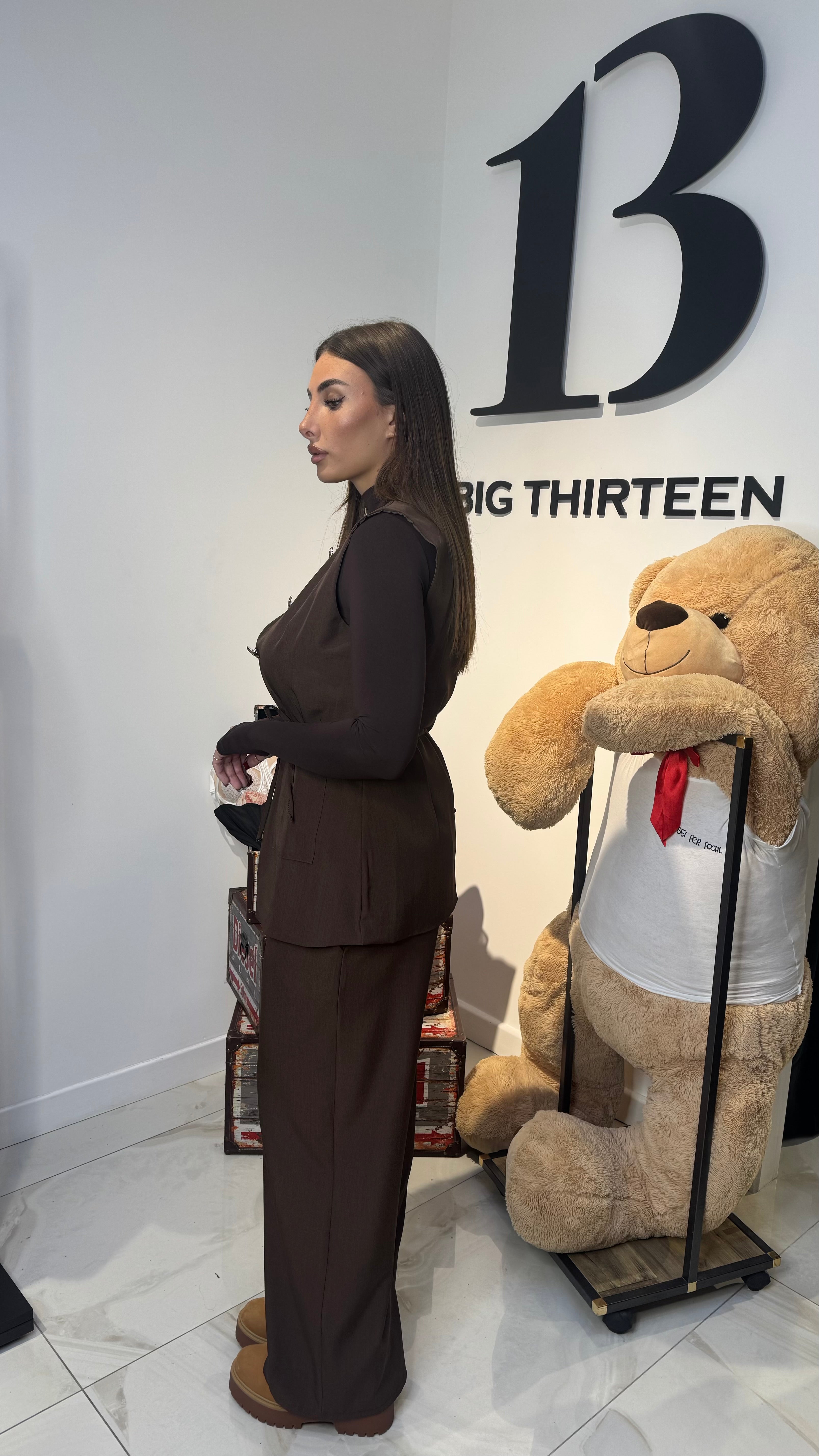 Tailleur smanicato Gioiello