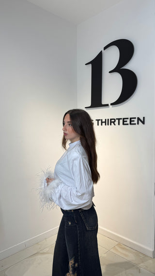 Longsleeve Crop Just piume
