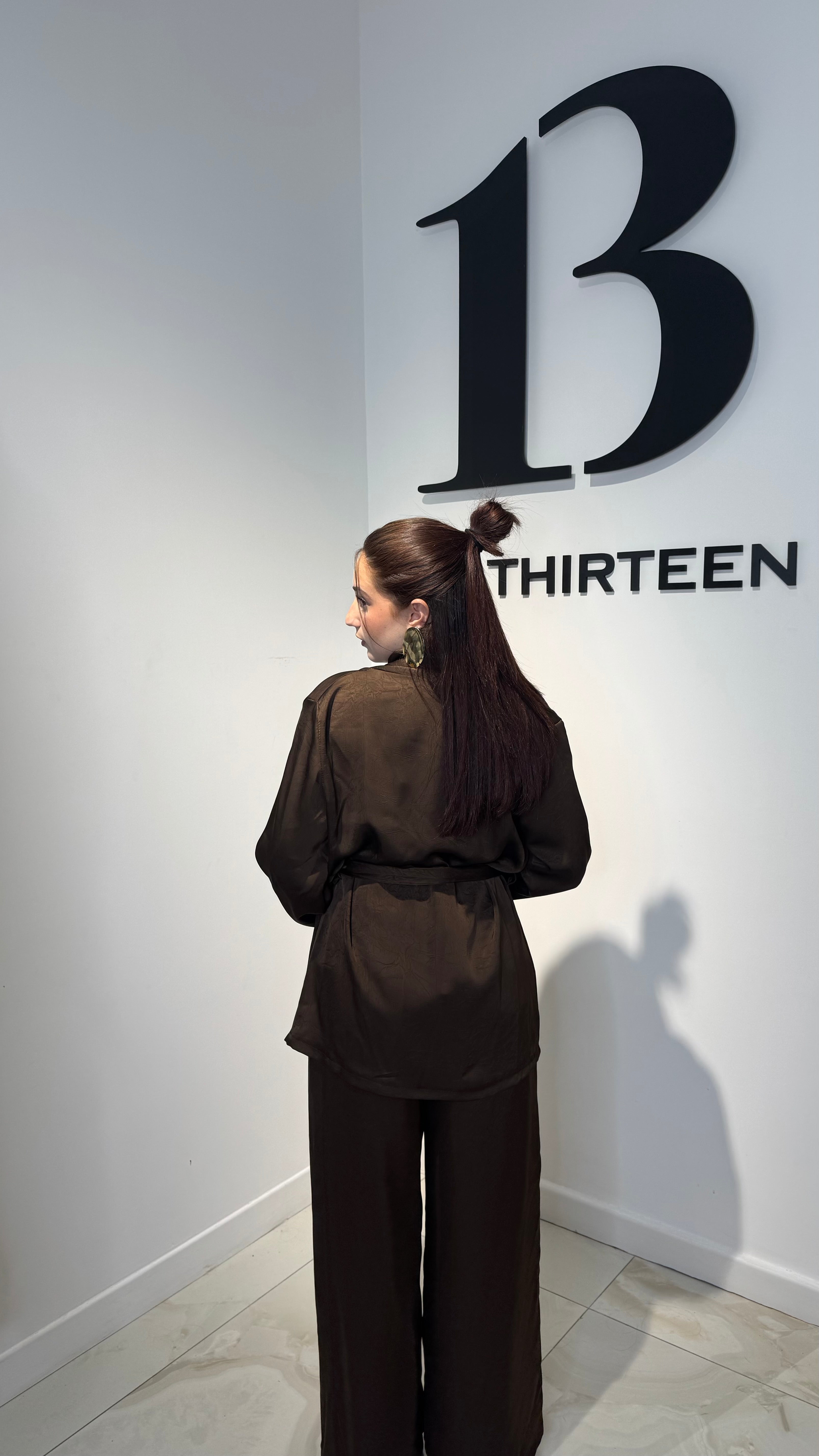 TAILLEUR SATEN KIMONO