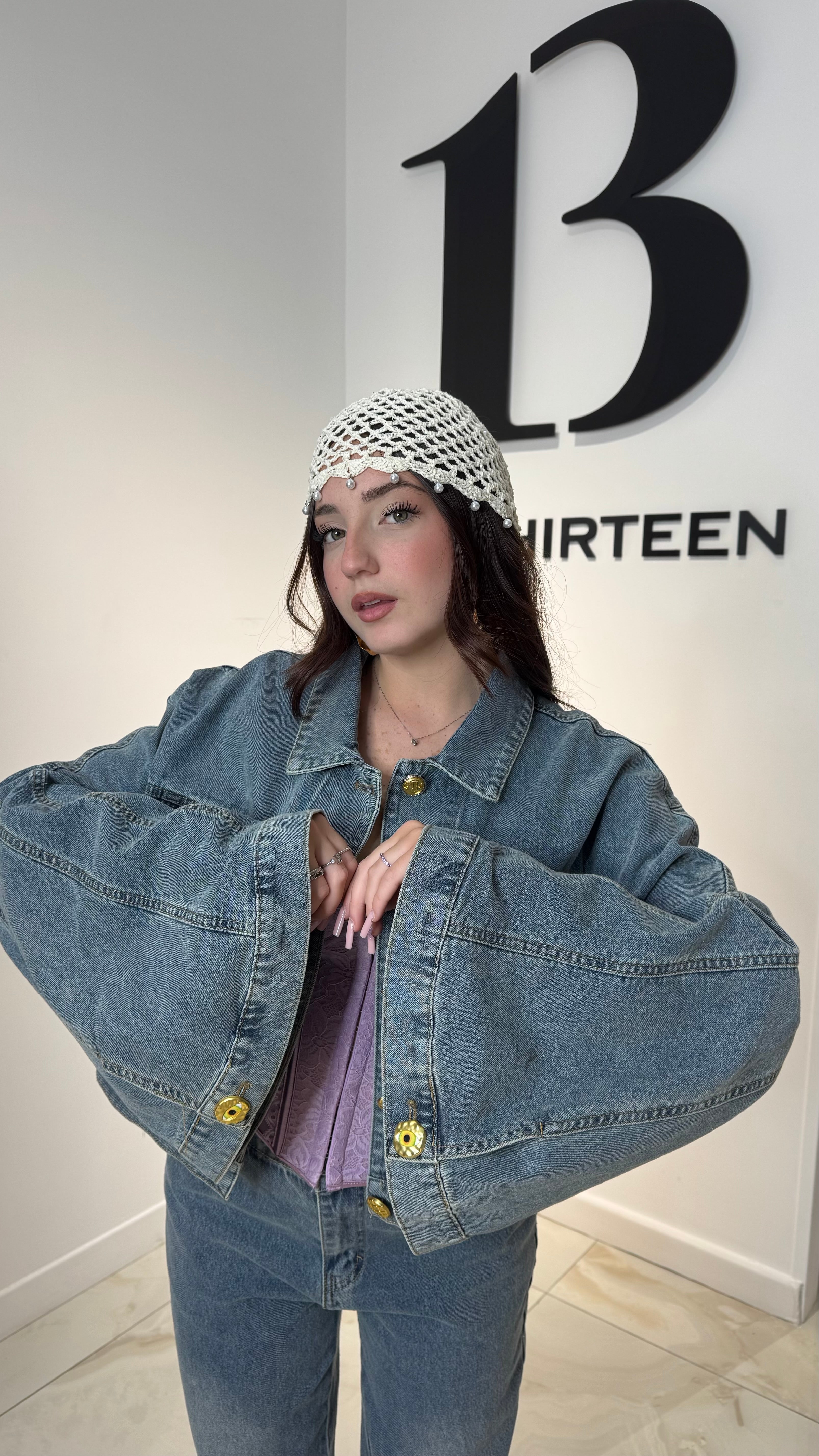 Set Denim Bottoni