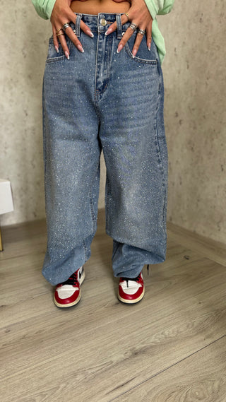 Denim Baggy Ballon Scintillio