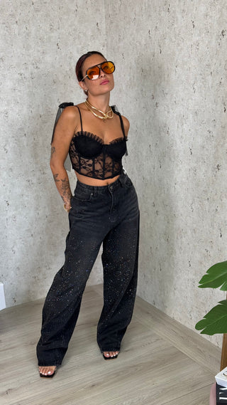 Denim Baggy  Scintillio Dark