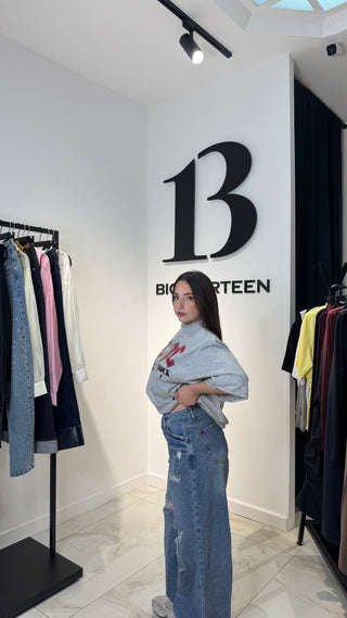 Denim Strappo