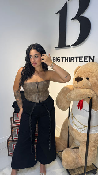 Bustier Ecopelle Sfume