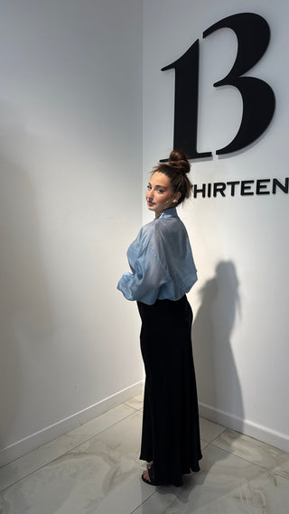 Gonna Longuette Saten