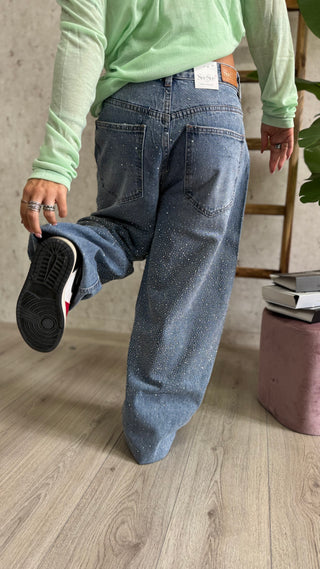 Denim Baggy Ballon Scintillio