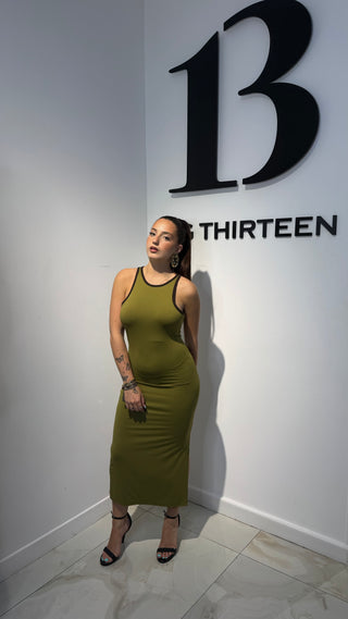 Dress Bicolor Longuette