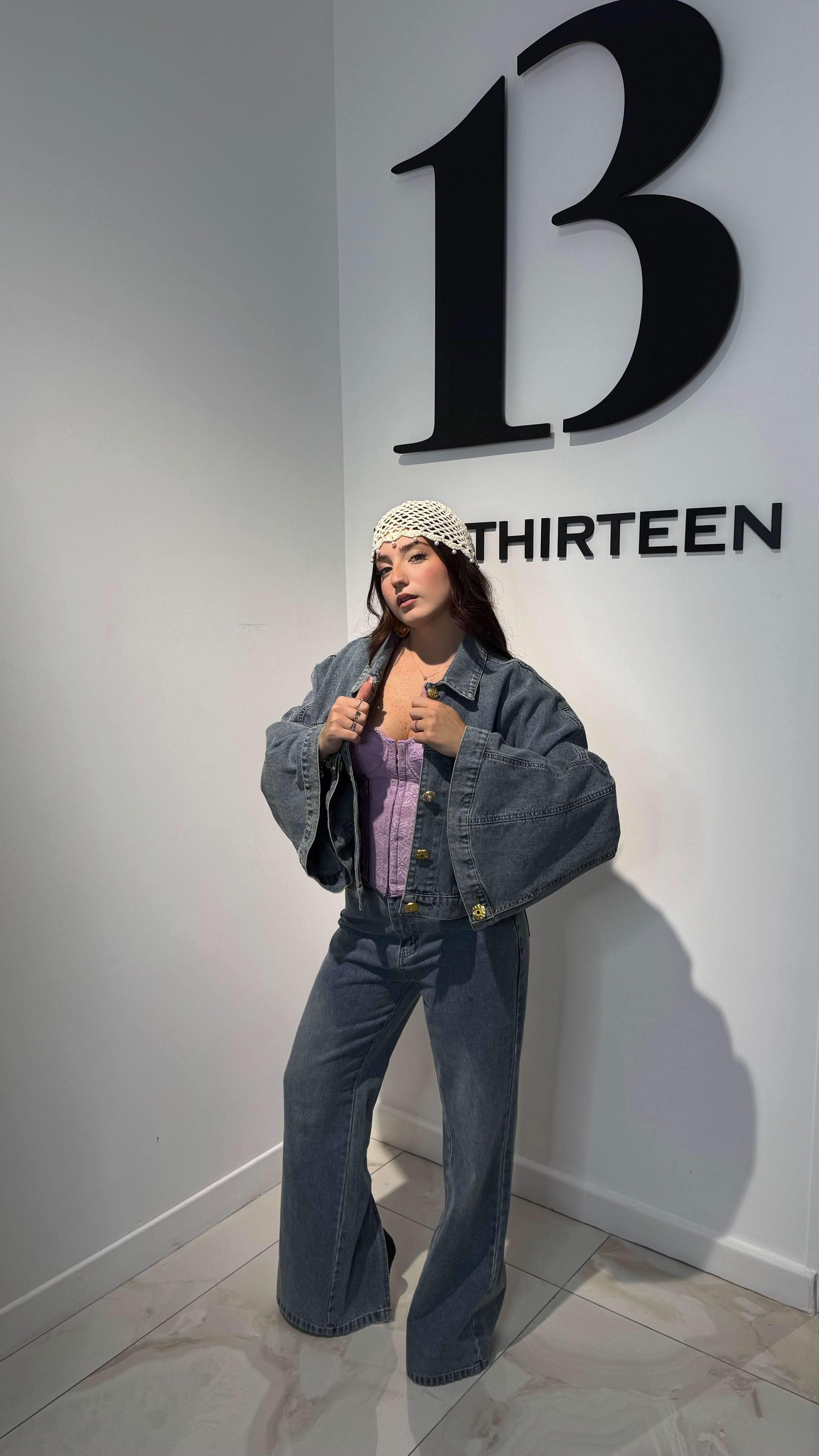 Set Denim Bottoni