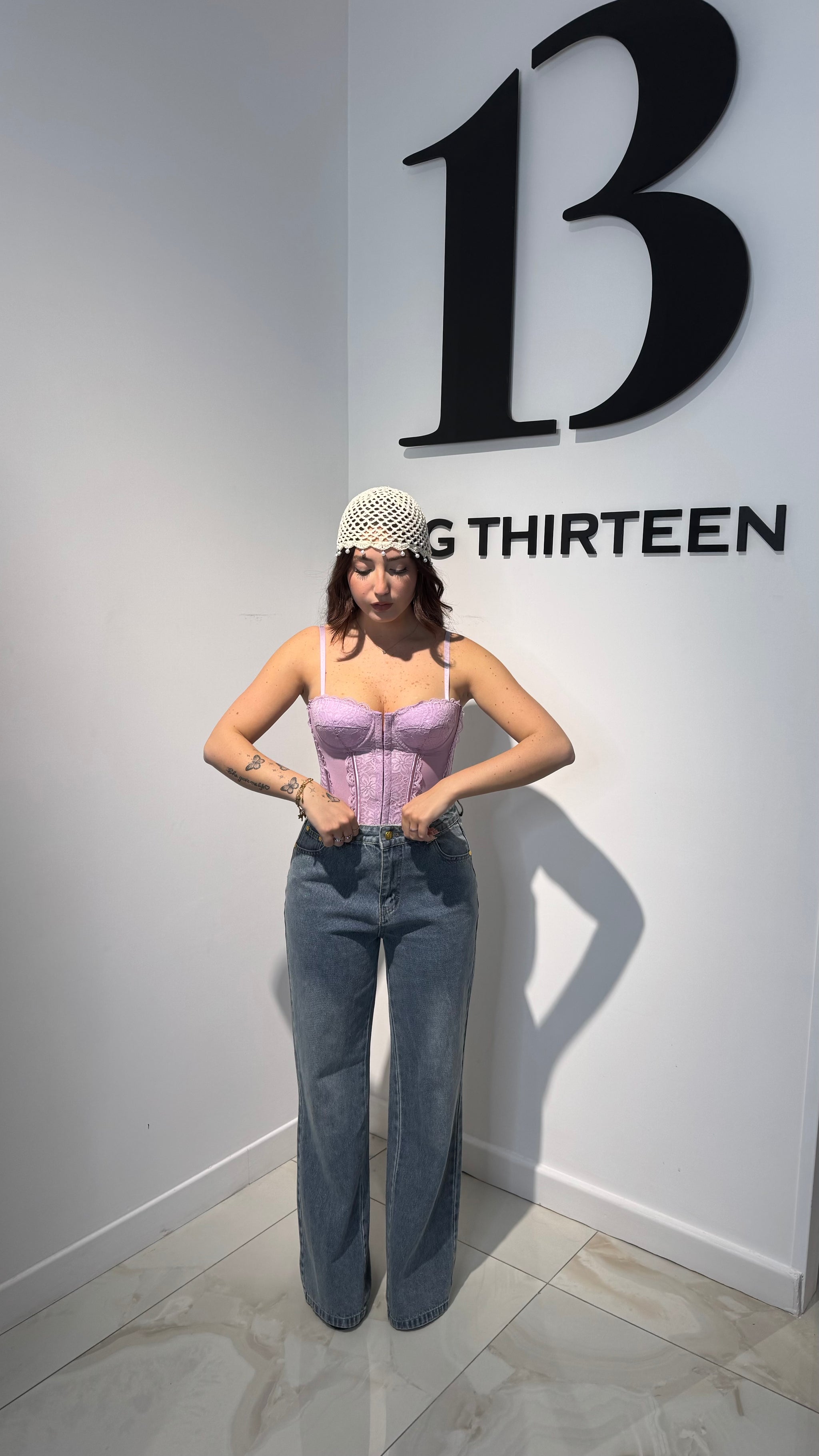 Set Denim Bottoni