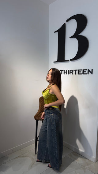 Denim ballon cinta