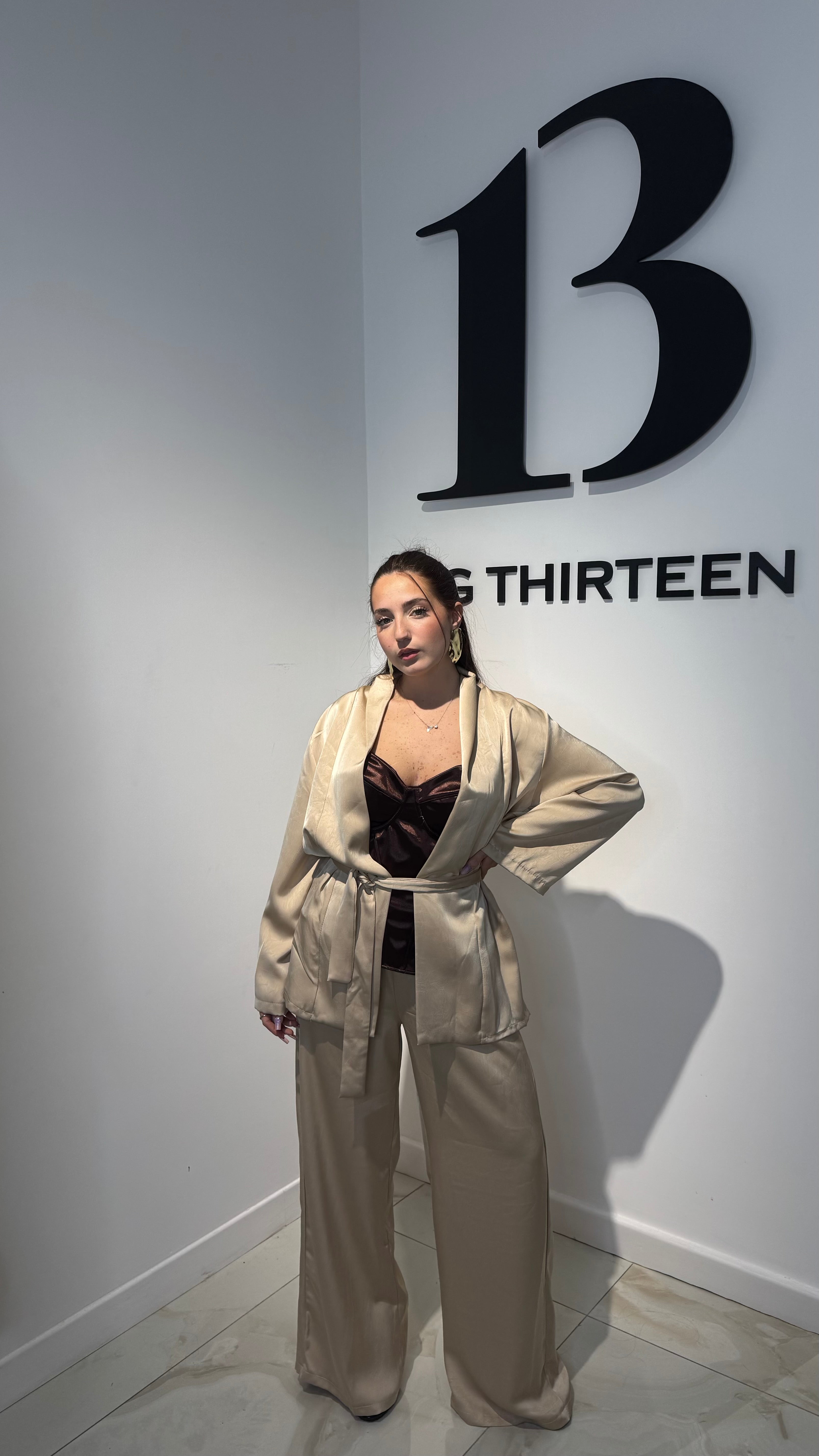 TAILLEUR SATEN KIMONO