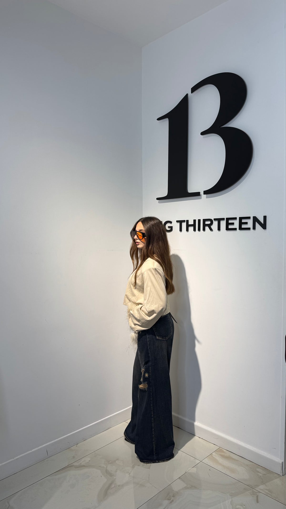 Denim sfumato strappo