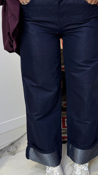 Denim Blue Scintillio