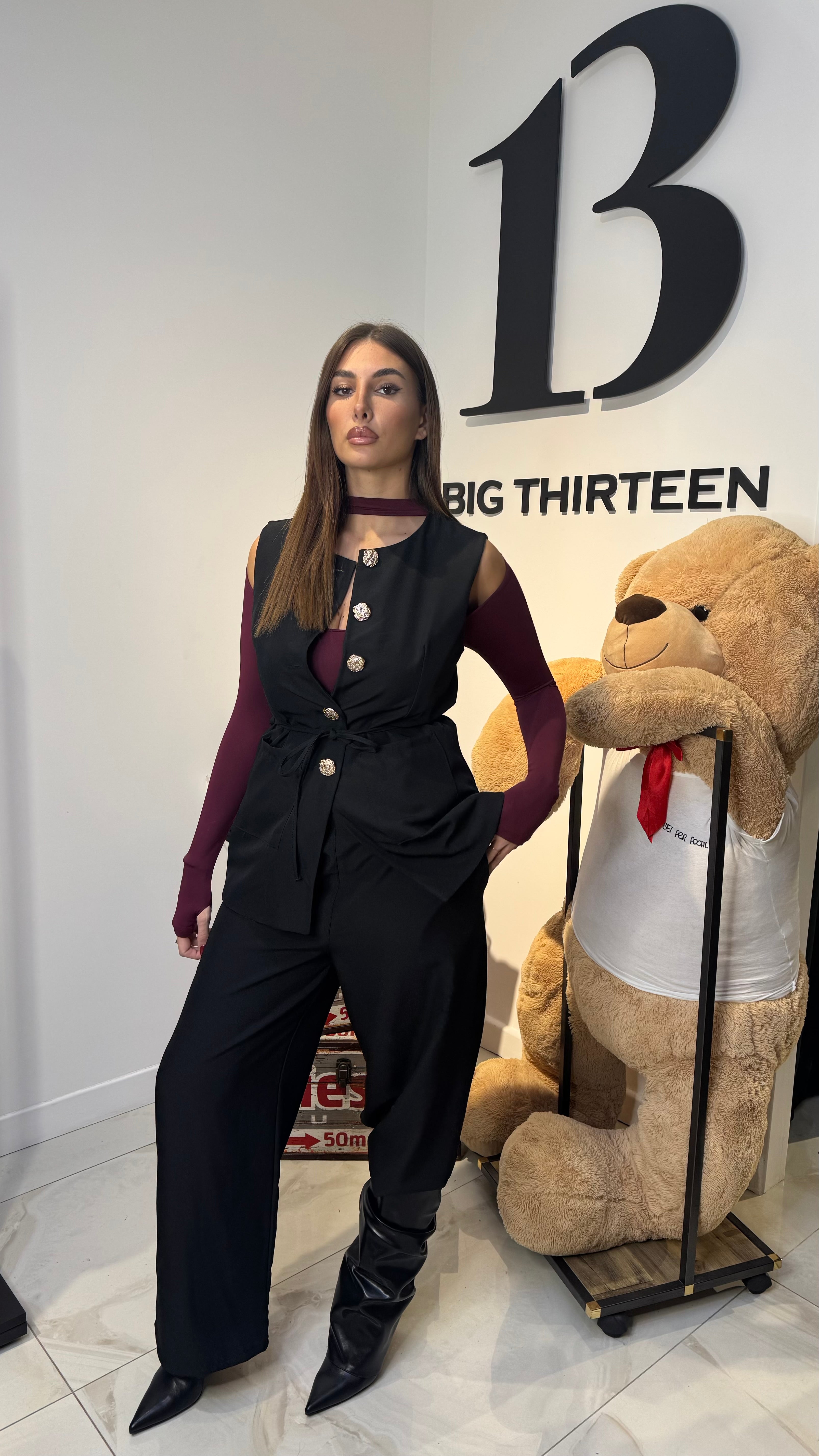 Tailleur smanicato Gioiello