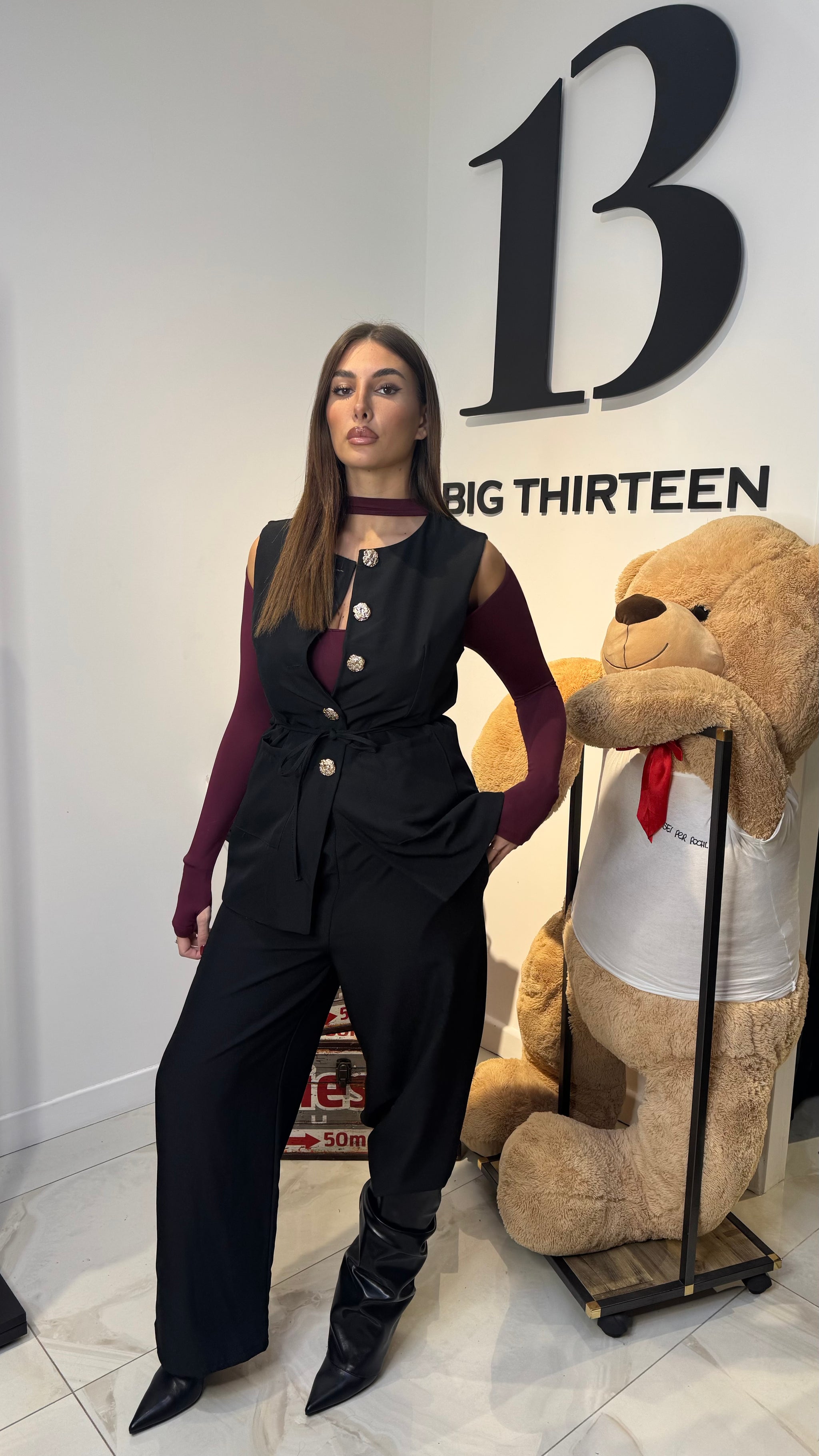 Tailleur smanicato Gioiello