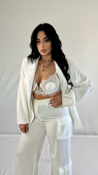Tailleur Promise White