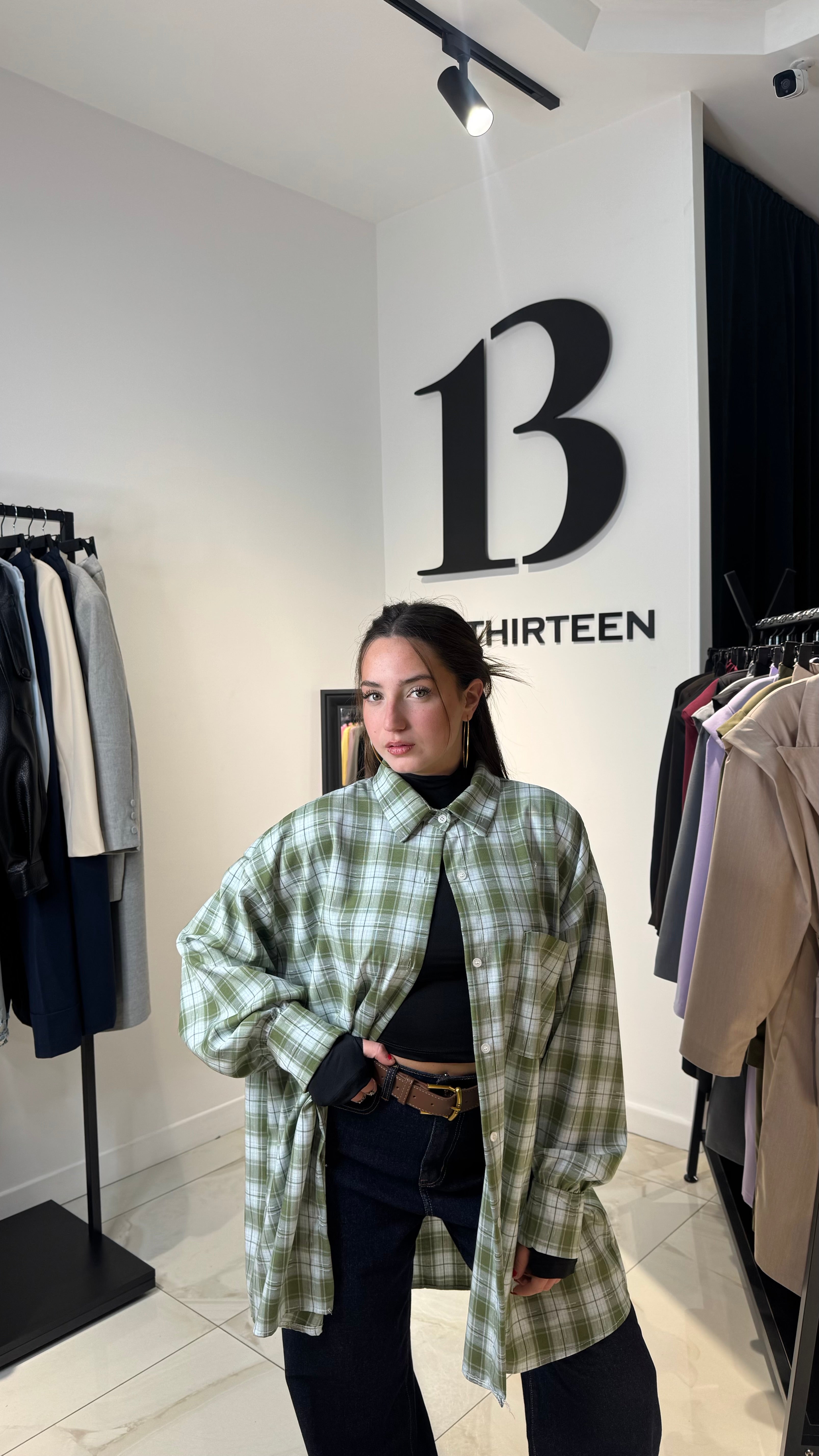 Camicia Over Quadroni