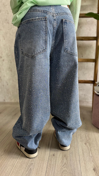 Denim Baggy Ballon Scintillio