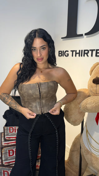 Bustier Ecopelle Sfume