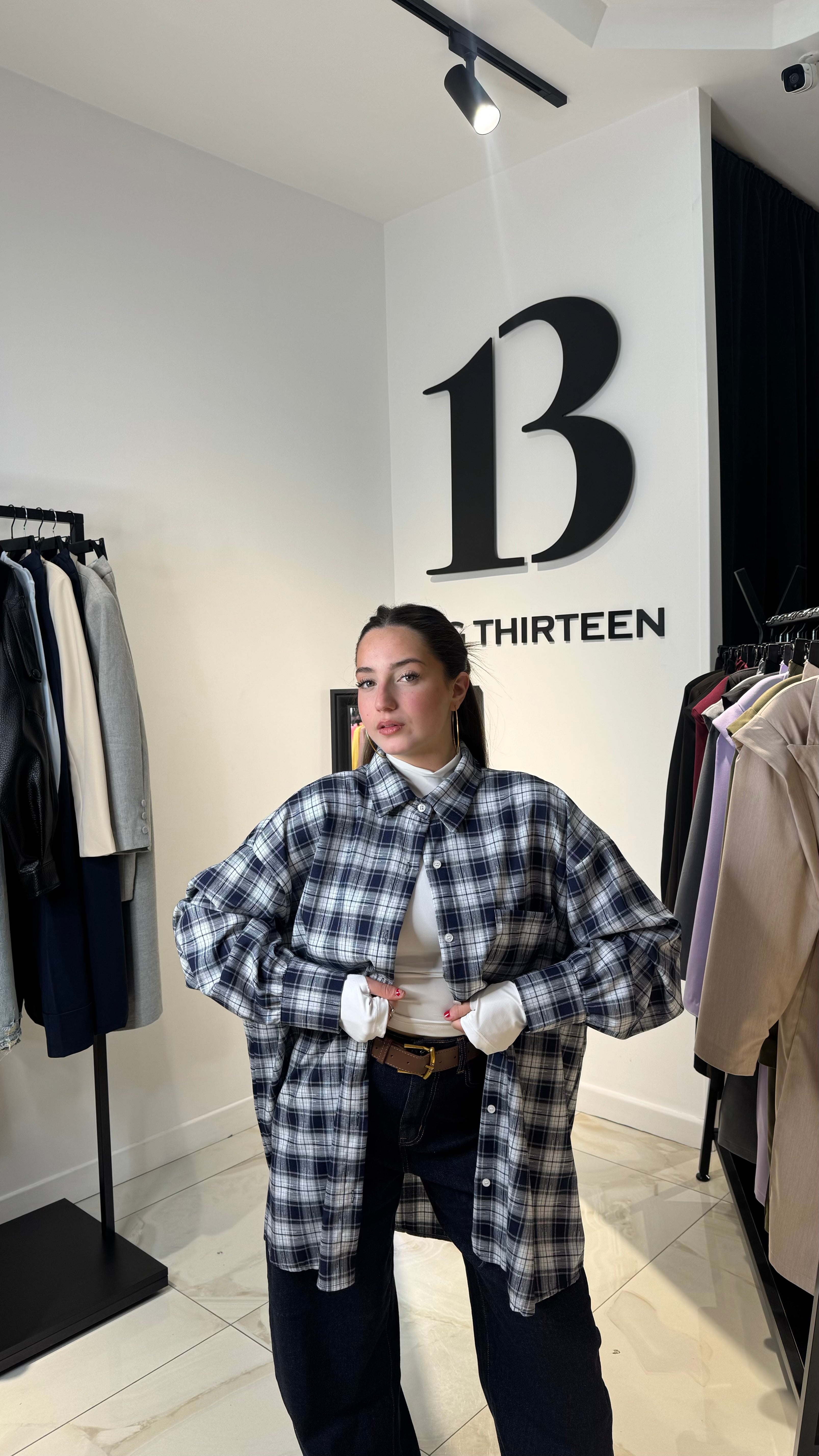 Camicia Over Quadroni