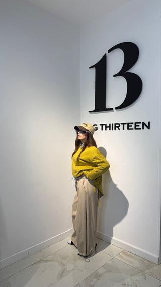 Pantalone ballon ecopelle