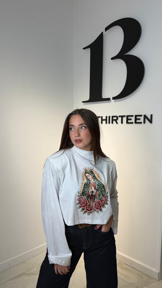 Longsleeve crop madonna