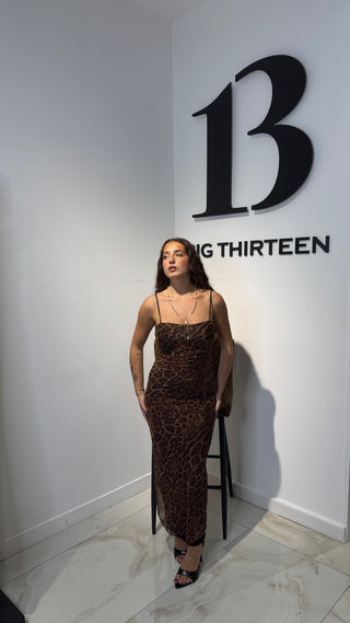 Dress leopardato