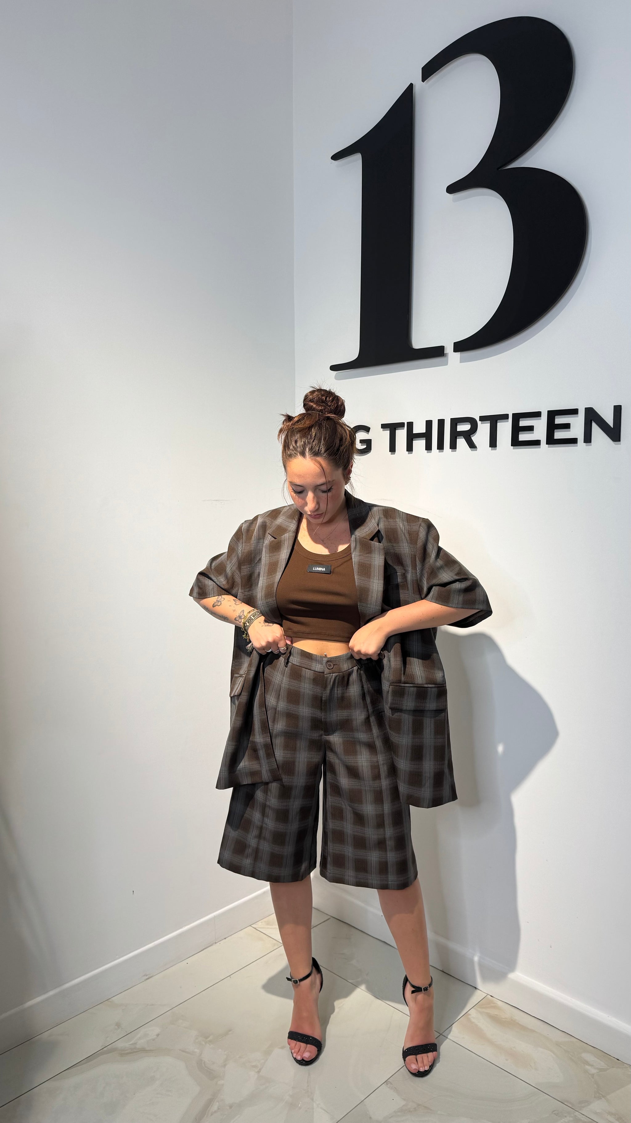 Tailleur Quadroni Estivo