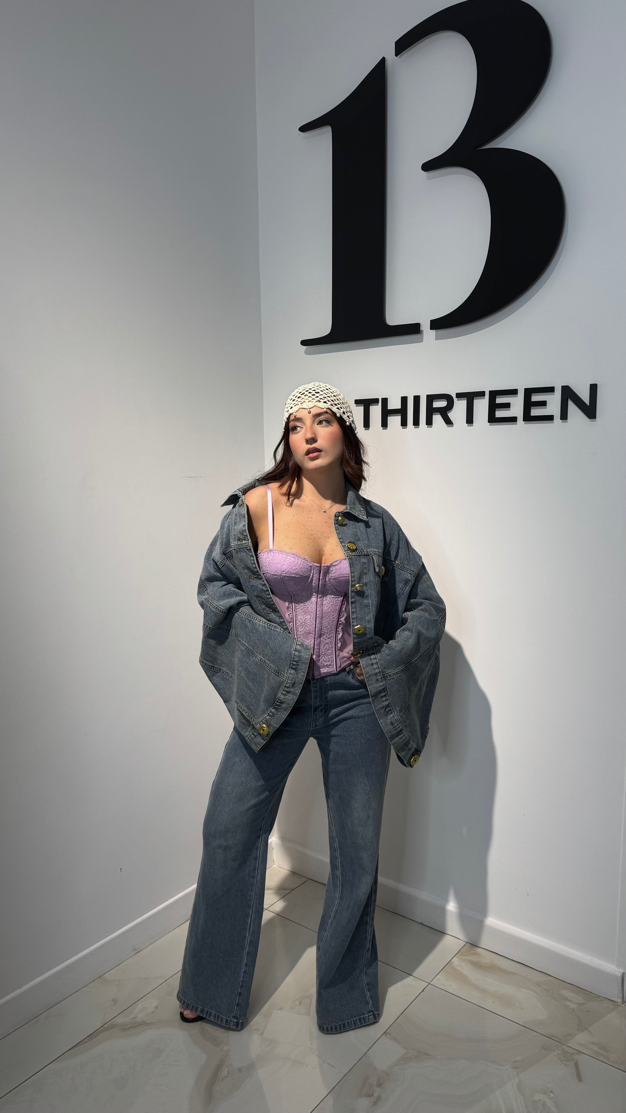 Set Denim Bottoni